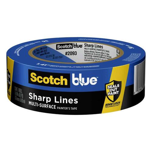 Painter's Tape, Sharp Lines, Multi-Surface, with Edge-Lock, ScotchBlue, 1.41 in. x 60 yds.