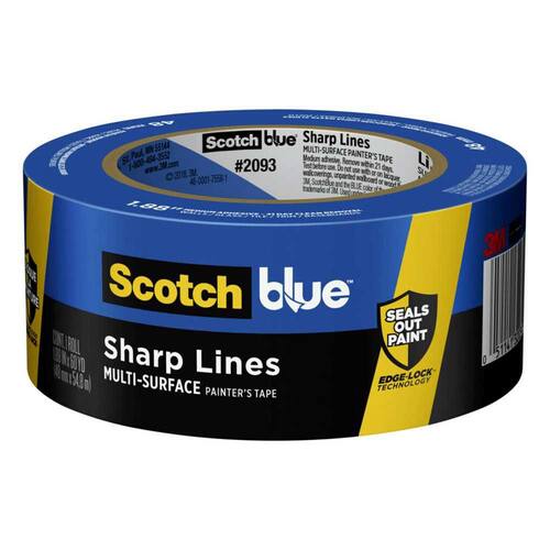 Painter's Tape, Sharp Lines, Multi-Surface, with Edge-Lock, ScotchBlue, 1.88 in. x 60 yds.