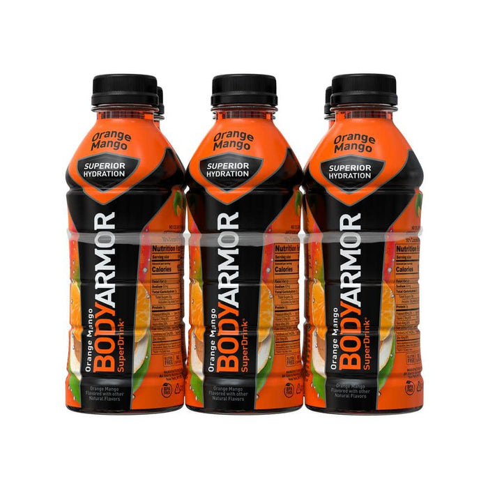 BODYARMOR BA 20 Oz. Orange Mango Sport Drink (6-Pack)