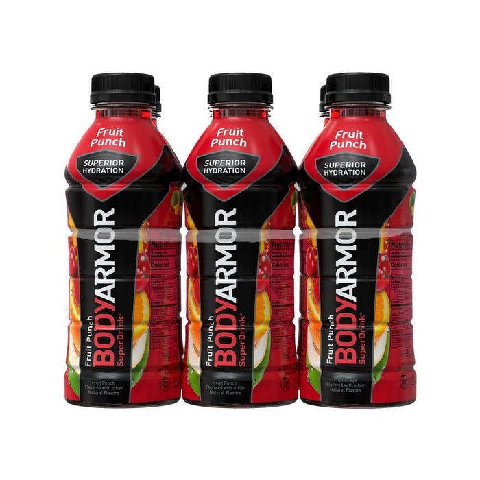 BODYARMOR BA 20 Oz. Fruit Punch Sport Drink (6-Pack)