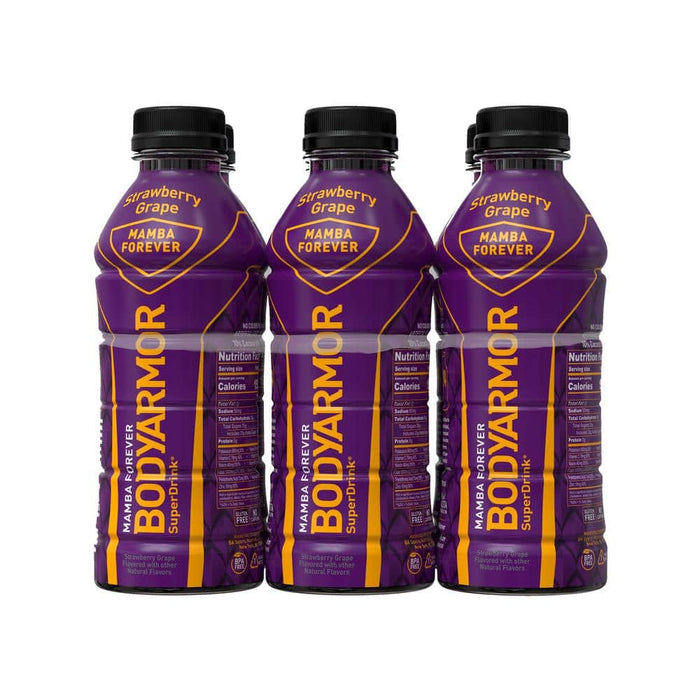 BODYARMOR BA 20 Oz. Strawberry Grape Sport Drink (6-Pack)