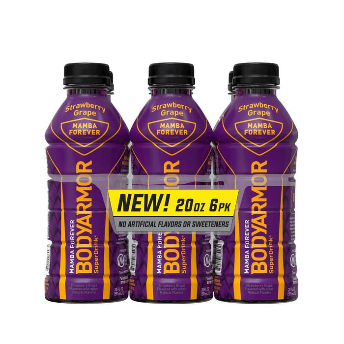 BODYARMOR BA 20 Oz. Strawberry Grape Sport Drink (6-Pack)