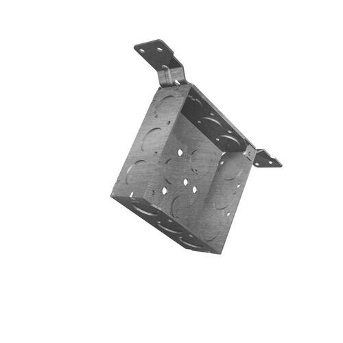 Metal Box 4 in. Square with Bracket