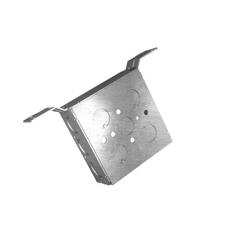 Metal Box 4 in. Square with Bracket