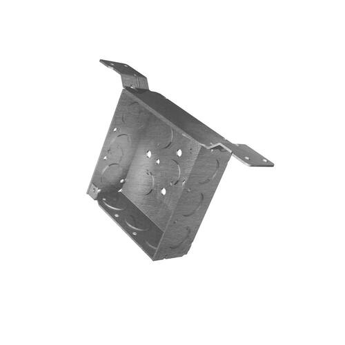 Metal Box 4 in. Square with Bracket