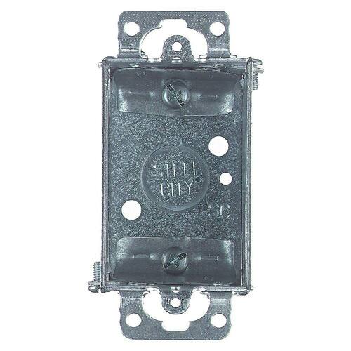 Switch Box 1-Gang Steel Old Work 3 in. x 2 in. x 2-1/2 in.