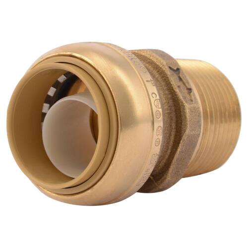 Brass Adapter Fitting 1 in. Push-to-Connect x MIP 1pc.