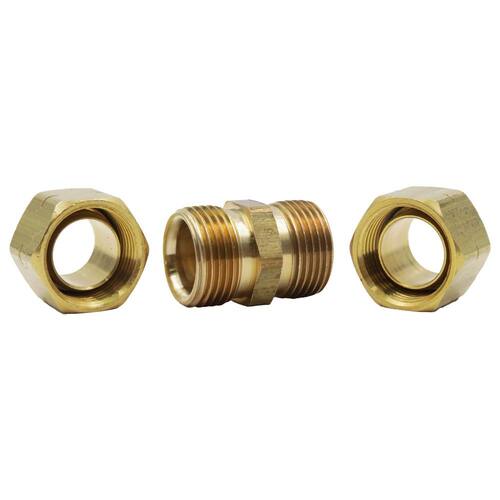 Brass Coupling 3/8 in. x 3/8 in. Compression