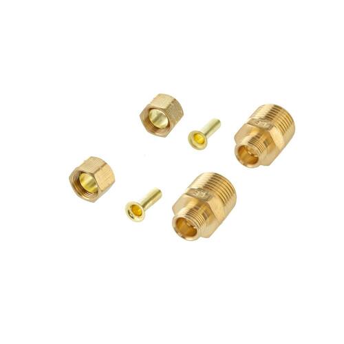 Brass Adapter 3/8 in. Male Compression PSI-150 (4-Pack)