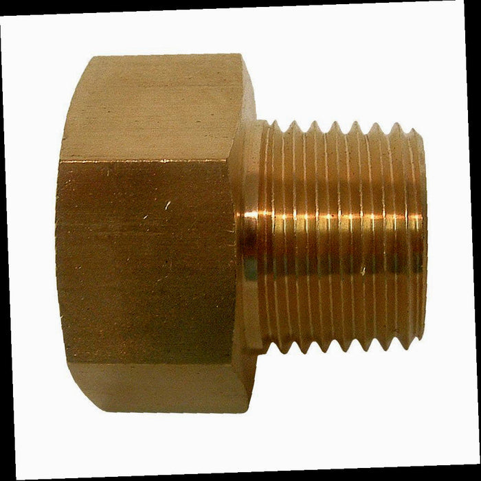 Brass Adapter Fitting 3/4 in. FHT x 1/2 in. MIP