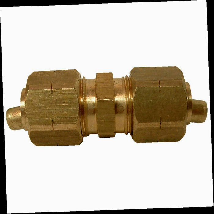 Brass Coupling Fitting 1/4 in. OD Compression