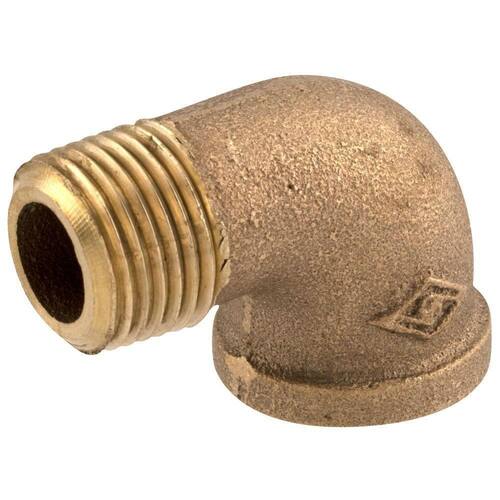 Brass Street Elbow Fitting 90-Degree 1/2 in. MIP x 1/2 in. FIP