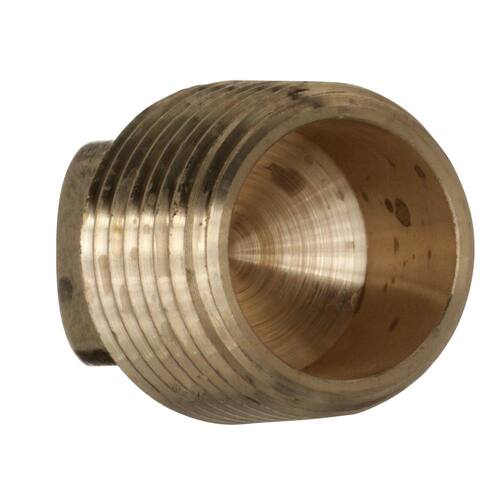 Brass Plug Fitting 1/2 in. MIP