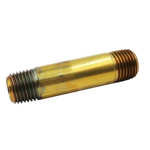 Brass Nipple Fitting 1/2 in. x 4 in. MIP