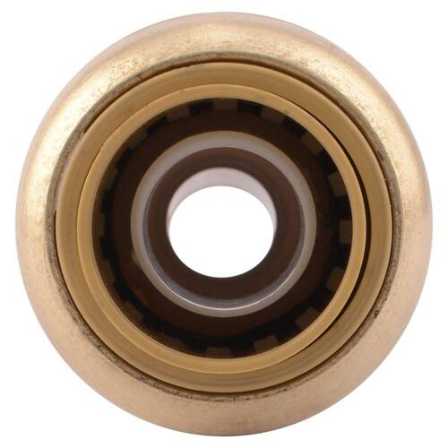 Brass Reducing Coupling Fitting 1/2 in. x 3/8 in. Push-to-Connect