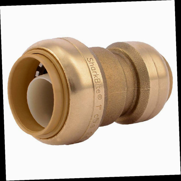 Brass Reducing Coupling Fitting 1 in. x 3/4 in. Push-to-Connect