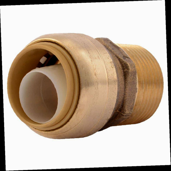 Brass Adapter Fitting 3/4 in. Push-to-Connect x MIP