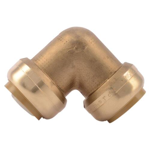 Brass 90-Degree Elbow Fitting 1 in. Push-to-Connect