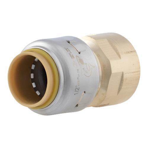 Brass Adapter 1/2 in. Female Push Fit PSI-400