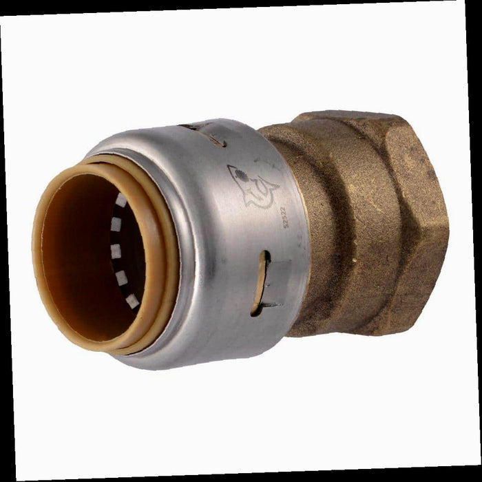 Brass Adapter Fitting Push-to-Connect x FIP 3/4 in. Max with 1pc.