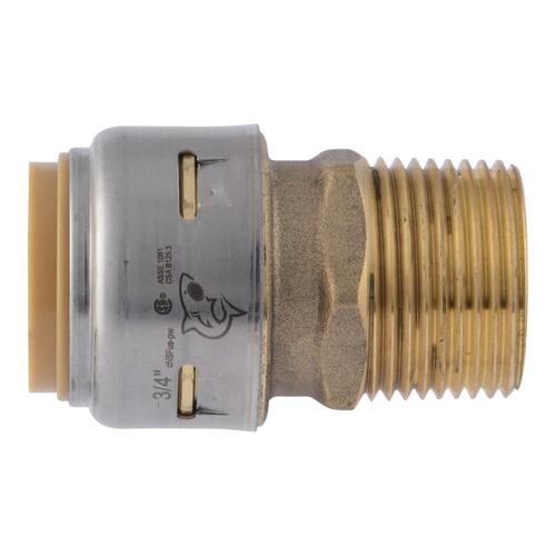 Brass Push Fit 3/4 in. Male PSI-400