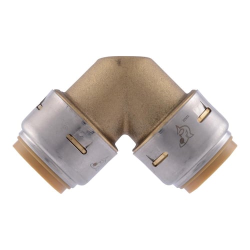 Brass 90-Degree Elbow Fitting 3/4 in. Push-to-Connect Pro Pack (4-Pack)