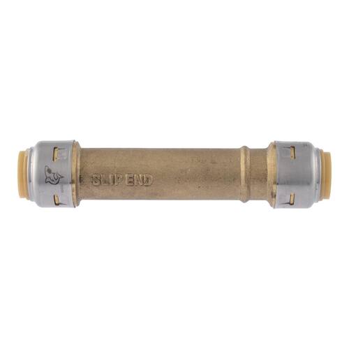 Brass Slip Coupling Fitting 1/2 in. Push-to-Connect