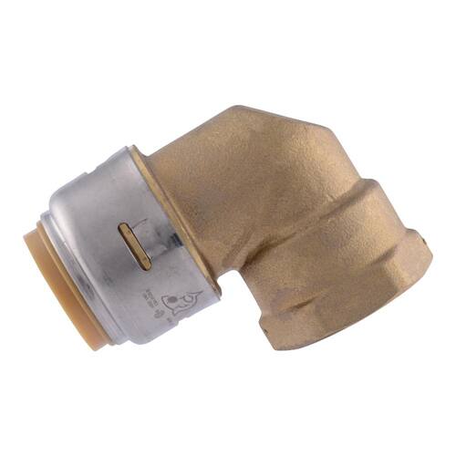 Brass 90-Degree Elbow Fitting 3/4 in. Push-to-Connect x FIP