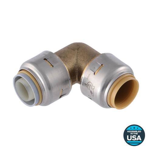 Brass 90-Degree Push Fit 1/2 in. PSI-400