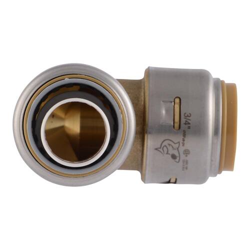 Brass 90-Degree Push Fit 3/4 in.