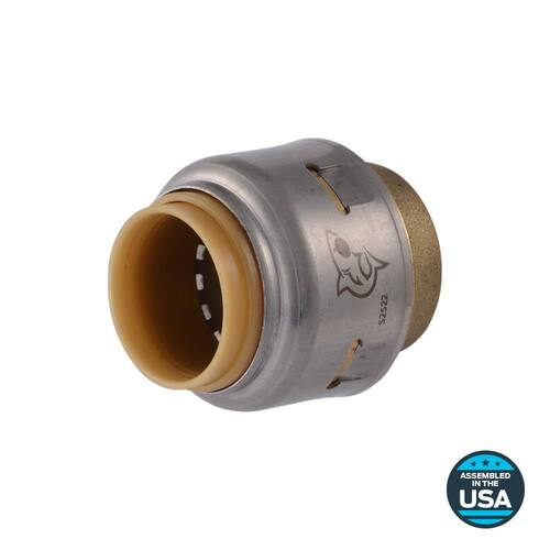 Brass Cap 1/2 in. Push Fit PSI-400