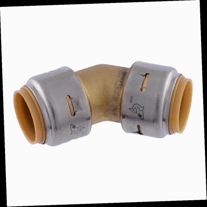 Brass 45-Degree Elbow Fitting 3/4 in. Push-to-Connect Max 1pc.
