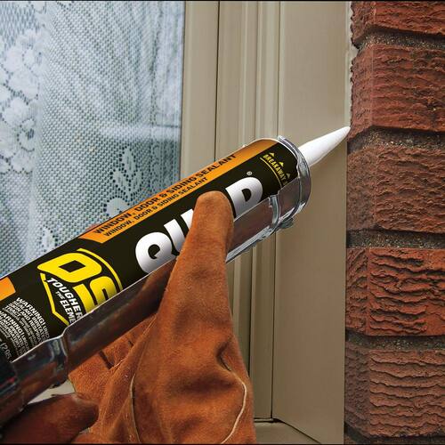 Exterior Sealant, QUAD Advanced Formula, Bronze #201, Window, Door, and Siding, 10 fl. oz.