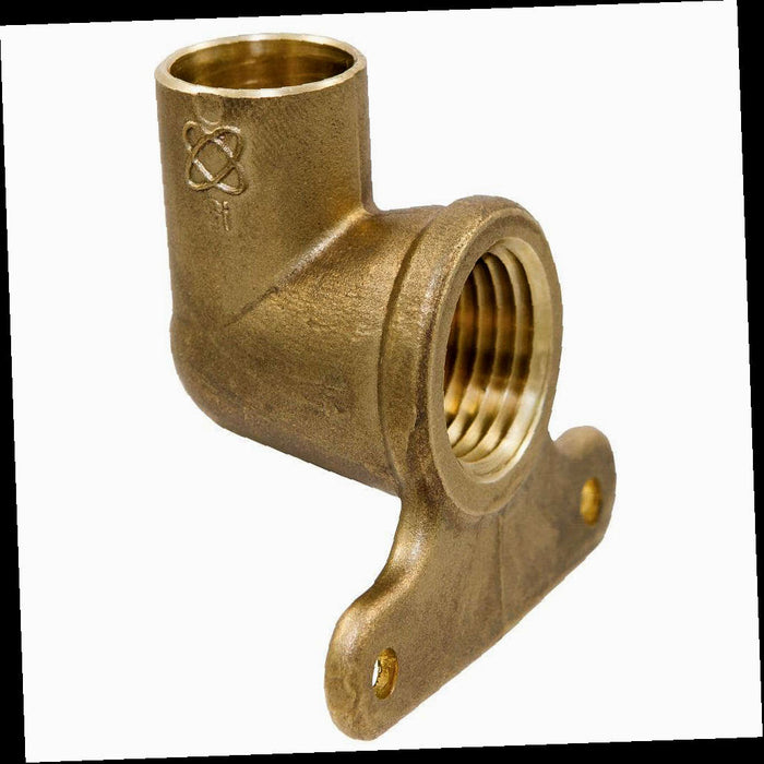 Drop Elbow Fitting 1/2 in. 90-Degree Cup x FIP Forged Bronze High-Set