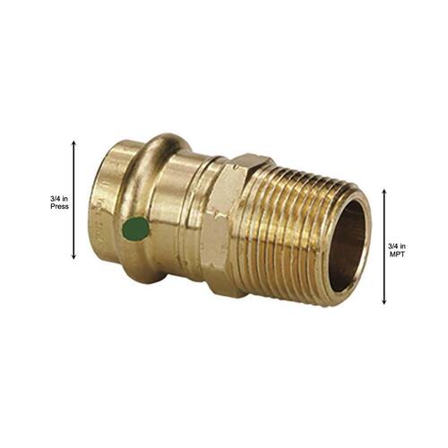 Bronze Adapter 3/4 in. Male Threaded PSI-300