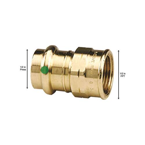 Bronze Coupling 1/2 in. Female Press PSI-300