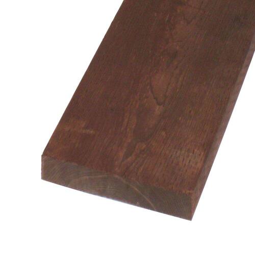 Pressure Treated Lumber 2 in. x 12 in. x 8 ft. Brown Stain, GC, WW