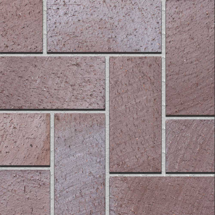 Paver 3-5/8 in. x 7-5/8 in. x 2-1/4 in. Modular Solid Brown Flashed Clay 3