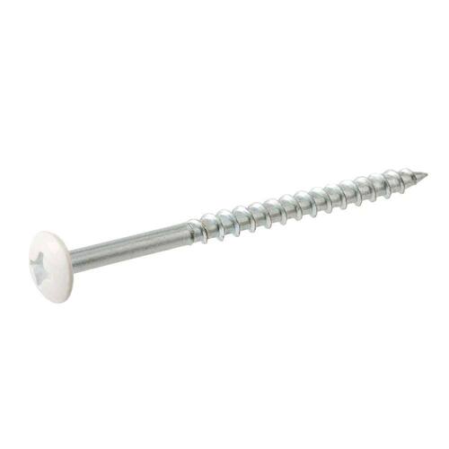 Cabinet Screw #10 x 3 in. Zinc-Plated Truss-Head Phillips Drive 25-Pieces