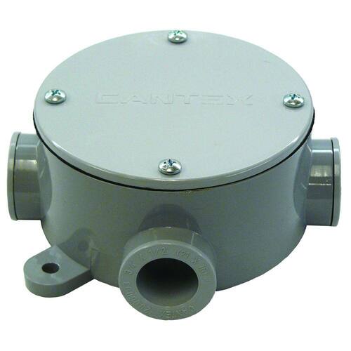 Junction Box 4 in. Round Same-Day Delivery