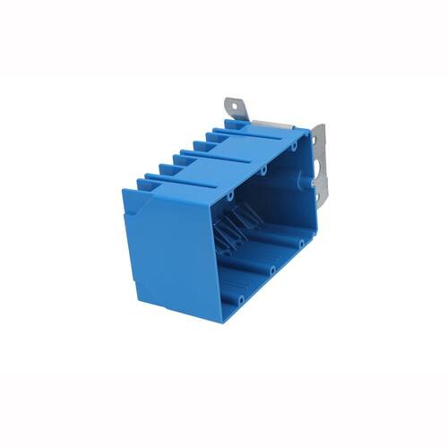 Electrical Box New Work 3-Gang Adjustable 49 cu. in. PVC