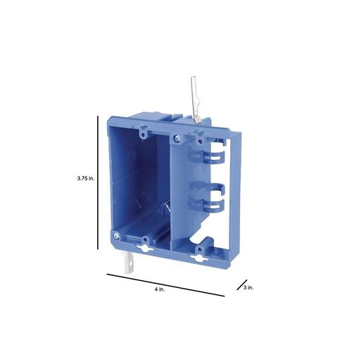 Voltage Box/Bracket 2-Gang PVC Old Work Dual Waterproof