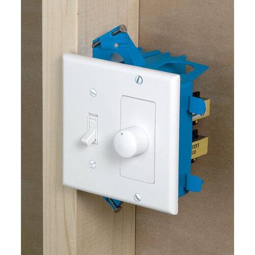 Dual-Voltage Box/Bracket 2-Gang PVC New Work 5