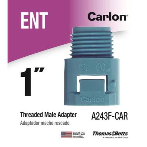 ENT Threaded Male Adapter 1 in.