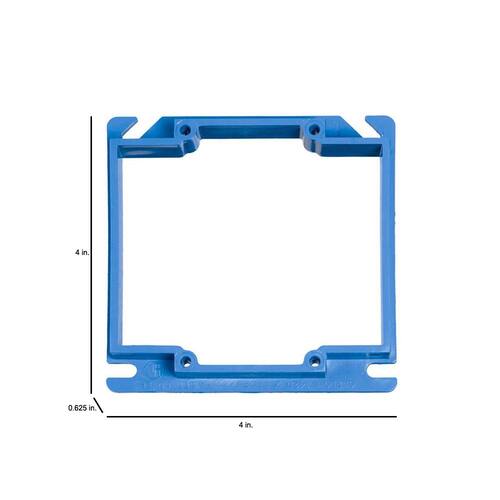 ENT Box 2-Gang 5/8 in. Mud Ring PVC