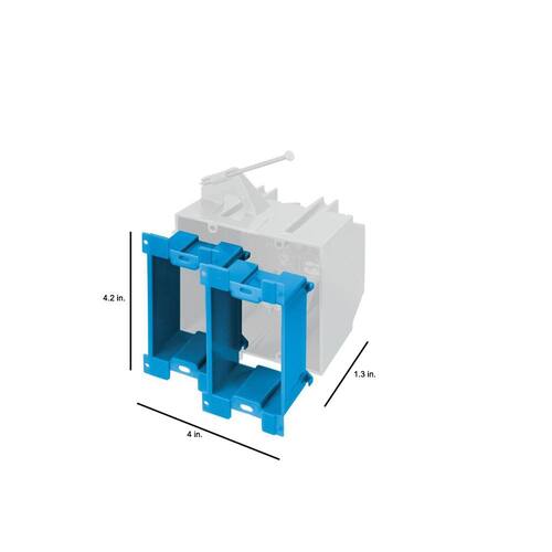 Electrical Box Extender PVC Multi-Gang (2-Pack)