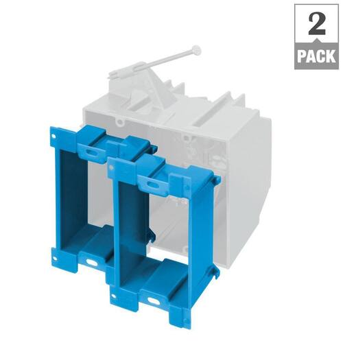 Electrical Box Extender PVC Multi-Gang (2-Pack)