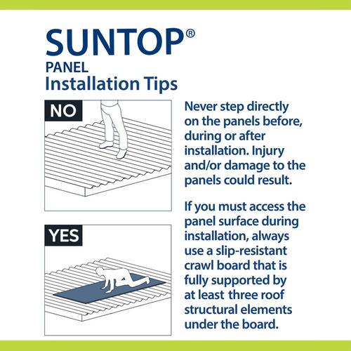 Roof Panel, Corrugated Foam, Polycarbonate, Castle Gray, 26 in. x 8 ft.