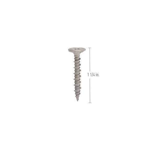 Phillips, Cement Board, Hi-Lo Thread, Streaker Point Screws, 8 x 1-1/4 in., 5,000 per Box