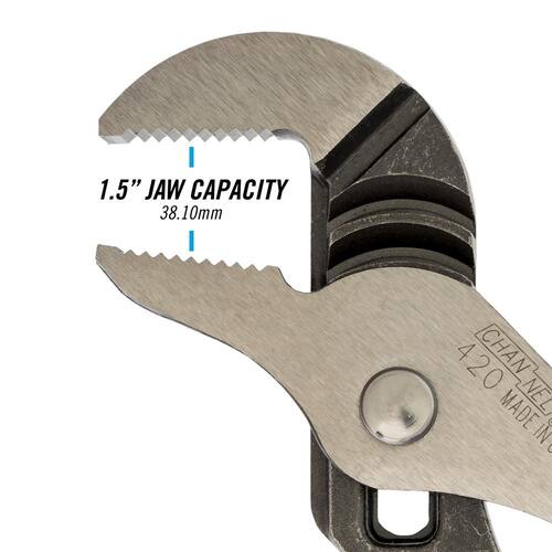 Slip Joint Plier, 9.5 in., Tongue and Groove